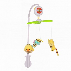 Мобиль на кроватку М6611B-3 с мягкими игрушками (Yako, 6611B-3)